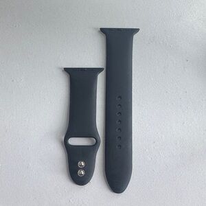 Black Silicone Watch Band